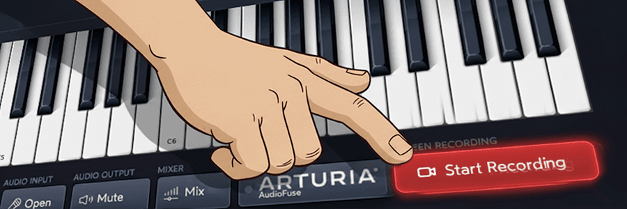 One-take recording preview